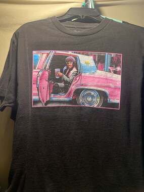 DGK Pinky 'Don't Spill My Yak' Next Friday Pimp Graphic T-Shirt Black Medium